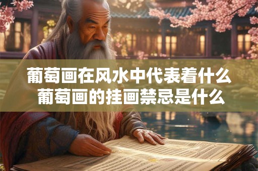 葡萄画在风水中代表着什么 葡萄画的挂画禁忌是什么