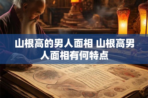 山根高的男人面相 山根高男人面相有何特点