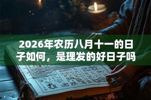 2026年农历八月十一的日子如何，是理发的好日子吗？