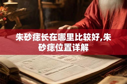 朱砂痣长在哪里比较好,朱砂痣位置详解