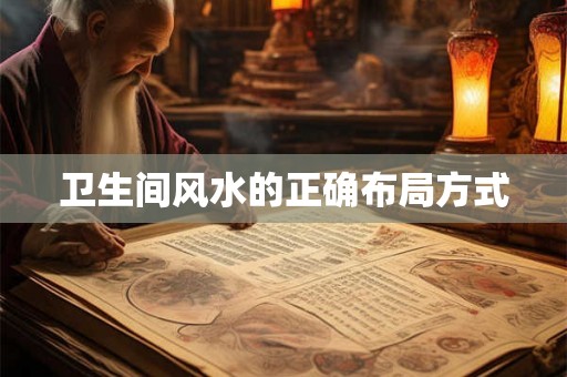 卫生间风水的正确布局方式