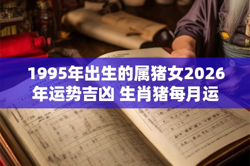 1995年出生的属猪女2026年运势吉凶 生肖猪每月运势解析