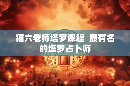猫六老师塔罗课程  最有名的塔罗占卜师