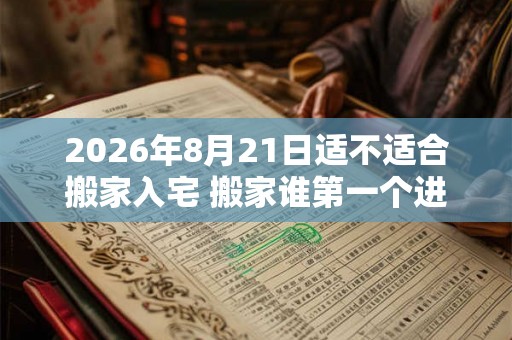 2026年8月21日适不适合搬家入宅 搬家谁第一个进门