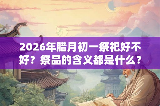 2026年腊月初一祭祀好不好？祭品的含义都是什么？