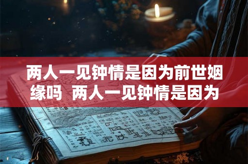 两人一见钟情是因为前世姻缘吗 两人一见钟情是因为前世姻缘吗 两人一见钟情是因为前世姻缘吗 两人一见钟情是因为前世姻缘吗