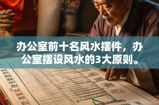 办公室前十名风水摆件，办公室摆设风水的3大原则。