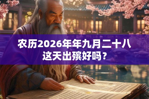 农历2026年年九月二十八这天出殡好吗？