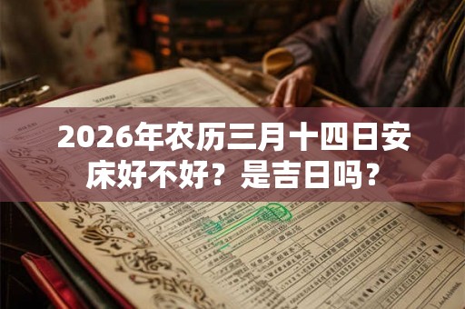 2026年农历三月十四日安床好不好？是吉日吗？