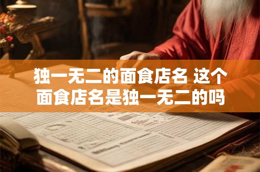 独一无二的面食店名 这个面食店名是独一无二的吗