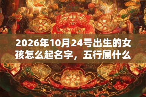 2026年10月24号出生的女孩怎么起名字,五行属什么 2026年10月24号出生的女孩怎么起名字,五行属什么