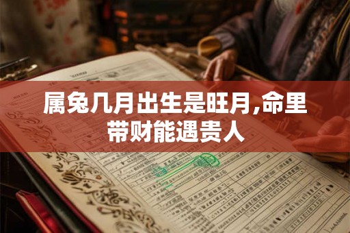 属兔几月出生是旺月,命里带财能遇贵人