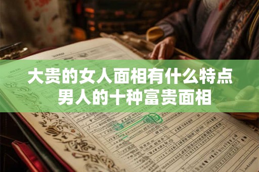 大贵的女人面相有什么特点 男人的十种富贵面相 大贵的女人面相有什么特点 男人的十种富贵面相