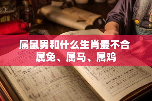 属鼠男和什么生肖最不合 属兔、属马、属鸡 属鼠男和什么生肖最不合 属兔、属马、属鸡