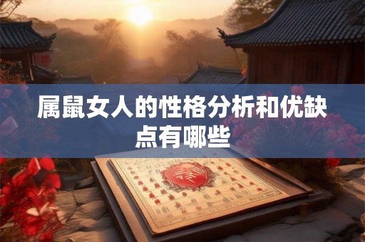 属鼠女人的性格分析和优缺点有哪些