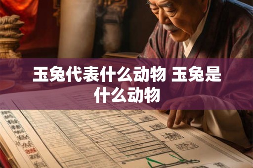 玉兔代表什么动物 玉兔是什么动物