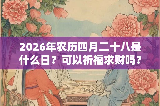2026年农历四月二十八是什么日?可以祈福求财吗? 2026年农历四月二十八是什么日?可以祈福求财吗?