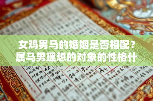 女鸡男马的婚姻是否相配？属马男理想的对象的性格什么样？