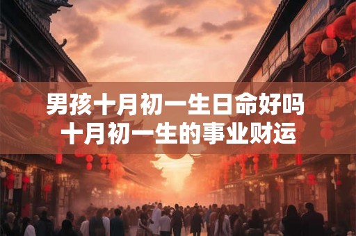 男孩十月初一生日命好吗 十月初一生的事业财运 男孩十月初一生日命好吗 十月初一生的事业财运