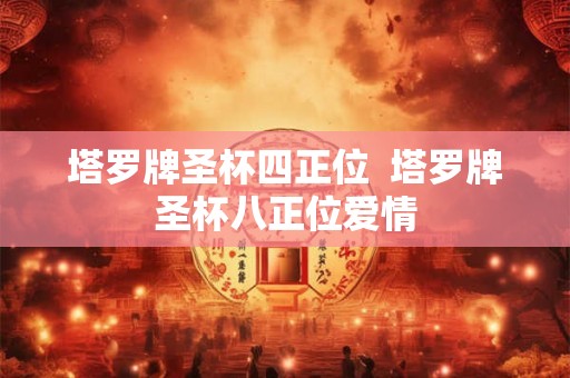 塔罗牌圣杯四正位 塔罗牌圣杯八正位爱情 塔罗牌圣杯四正位 塔罗牌圣杯八正位爱情