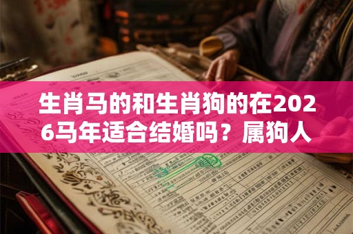 生肖马的和生肖狗的在2026马年适合结婚吗？属狗人的缺点