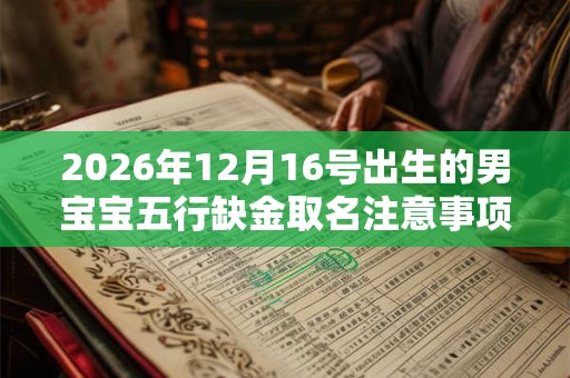 2026年12月16号出生的男宝宝五行缺金取名注意事项 2026年12月16号出生的男宝宝五行缺金取名注意事项