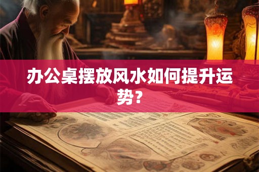 办公桌摆放风水如何提升运势？