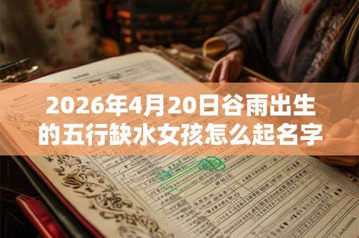 2026年4月20日谷雨出生的五行缺水女孩怎么起名字