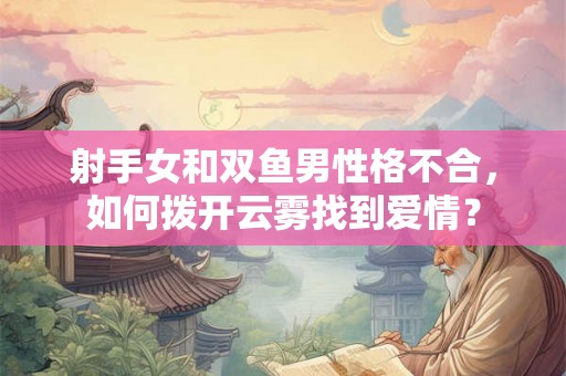 射手女和双鱼男性格不合,如何拨开云雾找到爱情? 射手女和双鱼男性格不合,如何拨开云雾找到爱情?