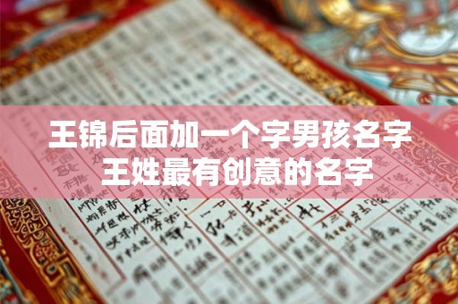 王锦后面加一个字男孩名字  王姓最有创意的名字