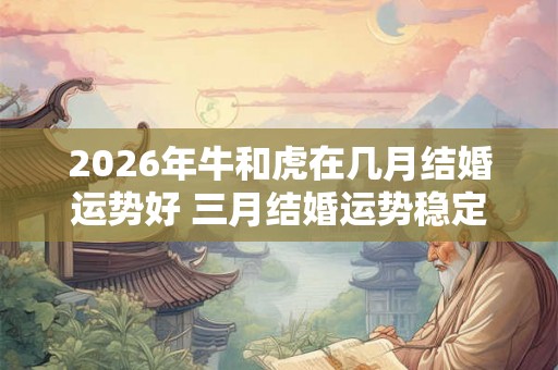 2026年牛和虎在几月结婚运势好 三月结婚运势稳定工作顺利