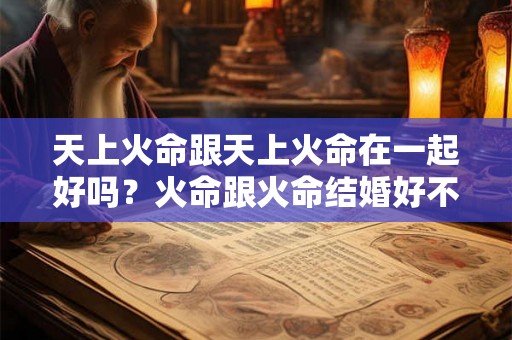 天上火命跟天上火命在一起好吗？火命跟火命结婚好不好？