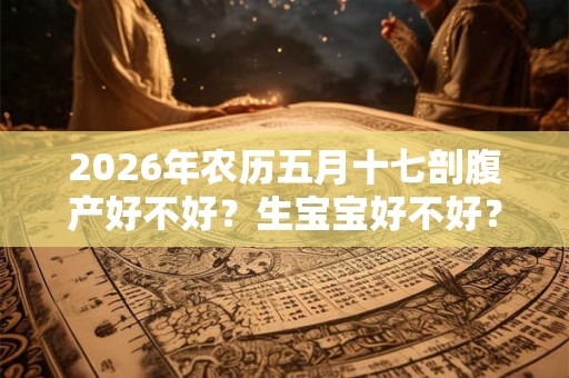 2026年农历五月十七剖腹产好不好?生宝宝好不好? 2026年农历五月十七剖腹产好不好?生宝宝好不好?