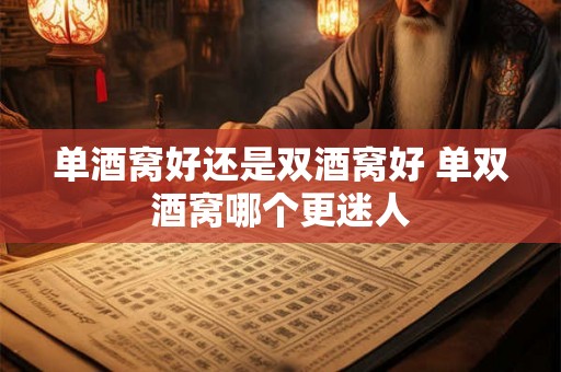 单酒窝好还是双酒窝好 单双酒窝哪个更迷人