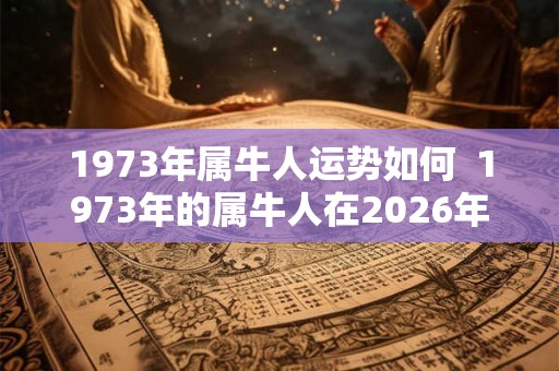 1973年属牛人运势如何  1973年的属牛人在2026年的运势