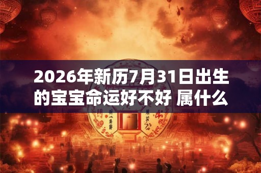 2026年新历7月31日出生的宝宝命运好不好 属什么 2026年新历7月31日出生的宝宝命运好不好 属什么