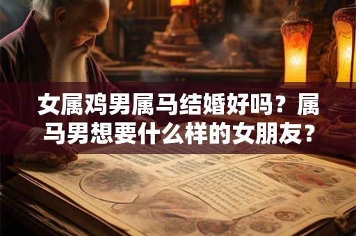 女属鸡男属马结婚好吗？属马男想要什么样的女朋友？