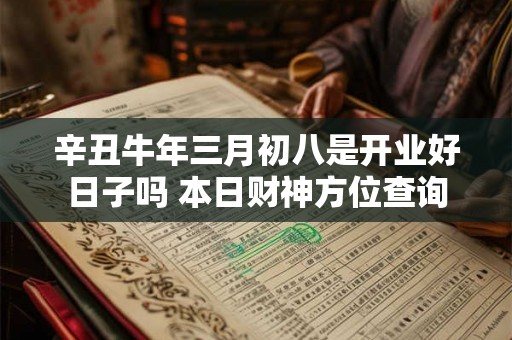 辛丑牛年三月初八是开业好日子吗 本日财神方位查询