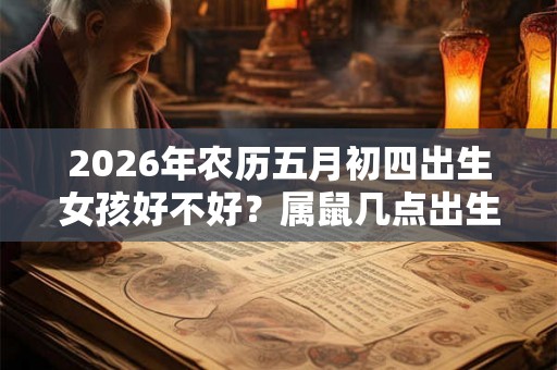 2026年农历五月初四出生女孩好不好？属鼠几点出生命好？