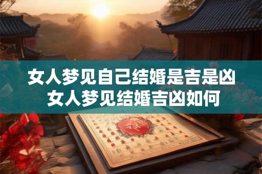 女人梦见自己结婚是吉是凶 女人梦见结婚吉凶如何