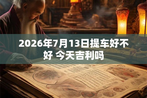 2026年7月13日提车好不好 今天吉利吗