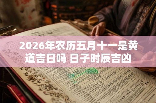 2026年农历五月十一是黄道吉日吗 日子时辰吉凶