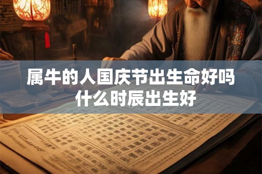 属牛的人国庆节出生命好吗 什么时辰出生好 属牛的人国庆节出生命好吗 什么时辰出生好