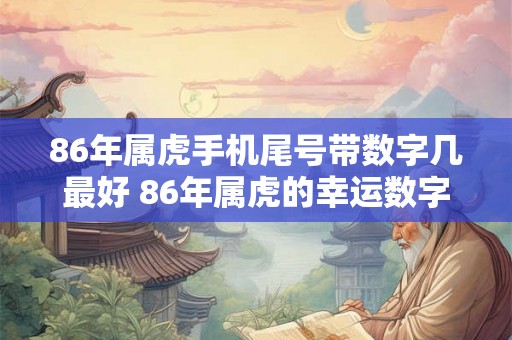 86年属虎手机尾号带数字几最好 86年属虎的幸运数字查询