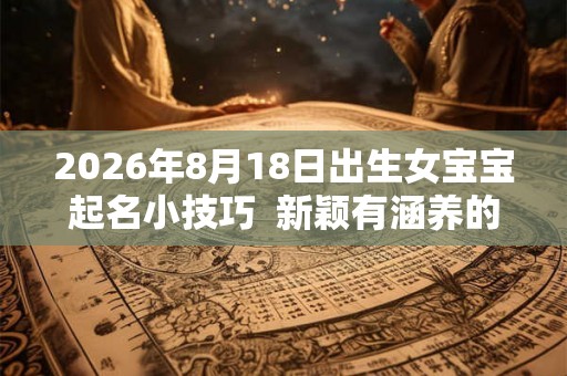 2026年8月18日出生女宝宝起名小技巧  新颖有涵养的名字