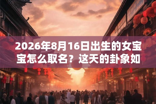 2026年8月16日出生的女宝宝怎么取名？这天的卦象如何？