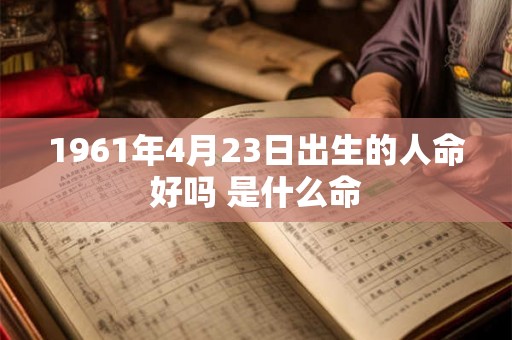 1961年4月23日出生的人命好吗 是什么命