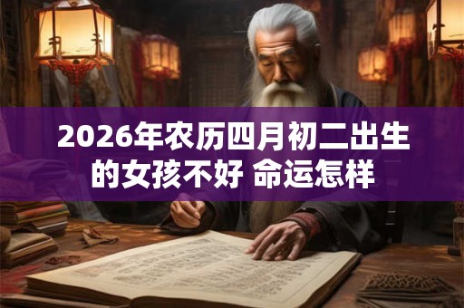 2026年农历四月初二出生的女孩不好 命运怎样