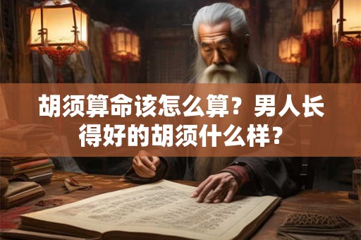 胡须算命该怎么算?男人长得好的胡须什么样? 胡须算命该怎么算?男人长得好的胡须什么样?