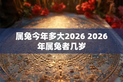 属兔今年多大2026 2026年属兔者几岁